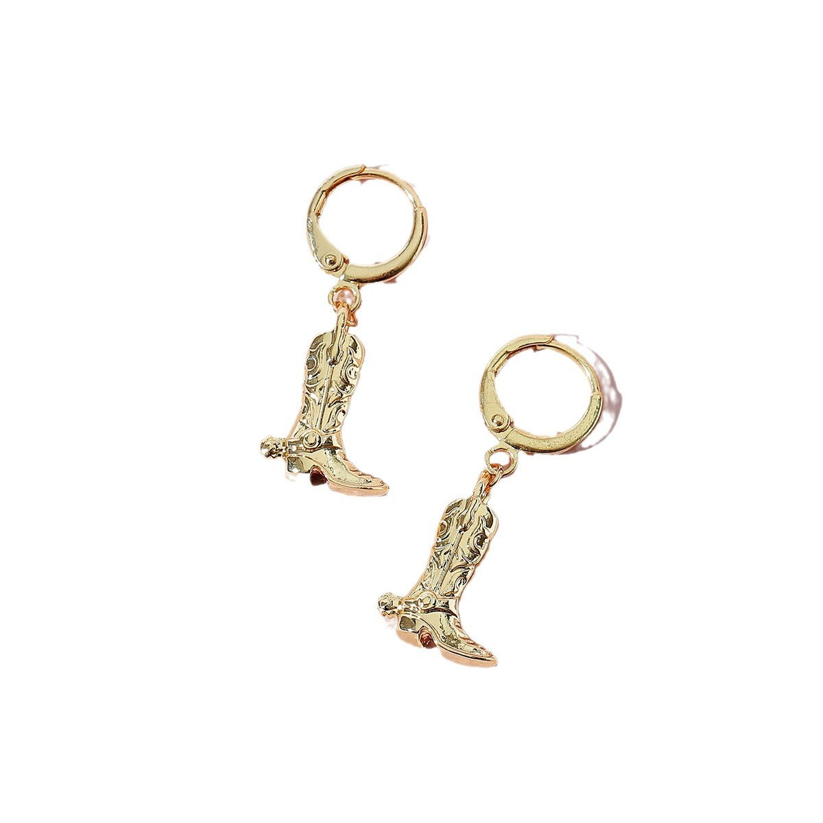 Wholesale Western Cowboy Alloy Boots Earrings